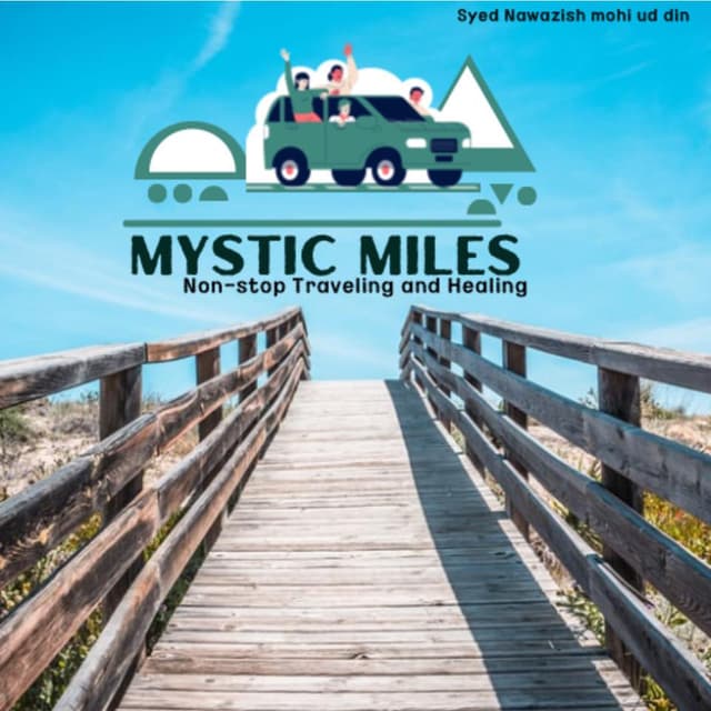 Logo for Mystic Miles tourism company