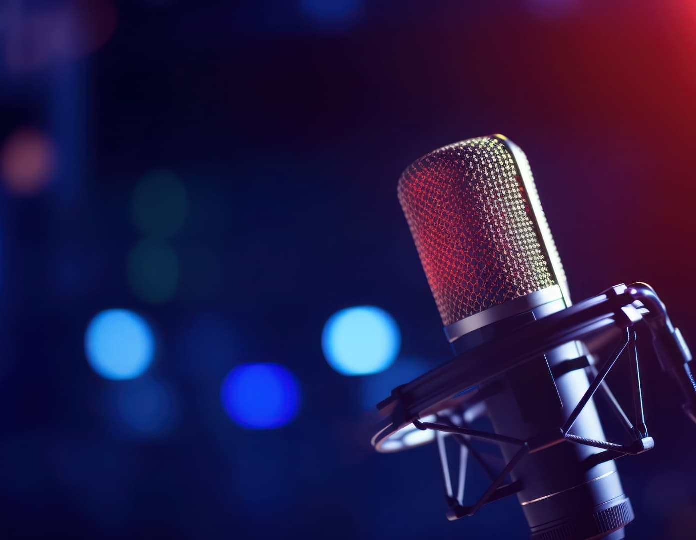 Abstract background for podcast section